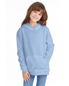 Hanes P473 - EcoSmart® Youth Hooded Sweatshirt Azul Cielo