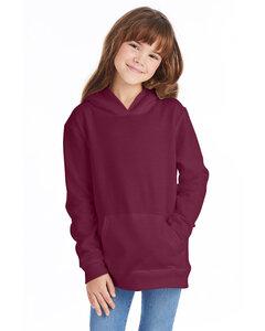 Hanes P473 - EcoSmart® Youth Hooded Sweatshirt Granate