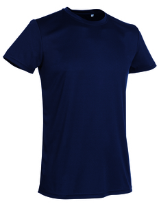 Stedman STE8000 - T-shirt met ronde hals voor mannen ACTIVE SPORTS-T Blauwe Middernacht