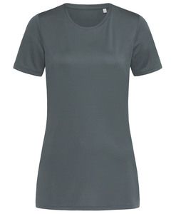 Stedman STE8100 - ss active sports-t women's round neck t-shirt Granite Grey