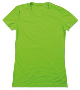 Stedman STE8100 - Camiseta mujer ss active sports-t cuello redondo