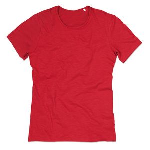 Stedman STE9400 - Crew neck T-shirt for men Stedman - SHAWN CLUB Crimson Red