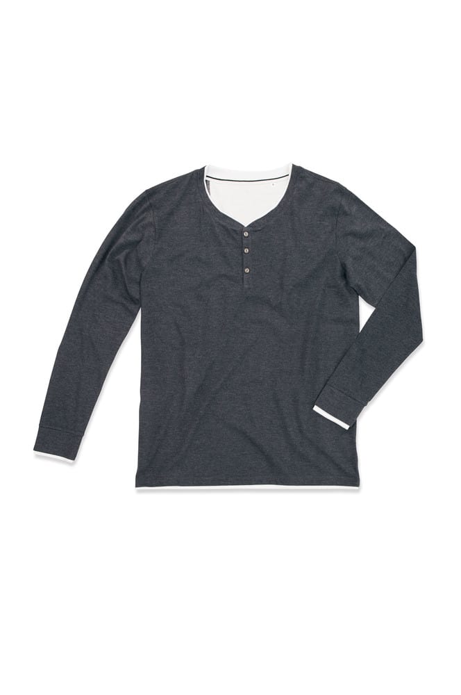 Long sleeve with buttons for men Stedman