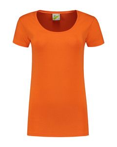 Lemon & Soda LEM1268 - T-shirt Crewneck cot/elast SS for her Orange