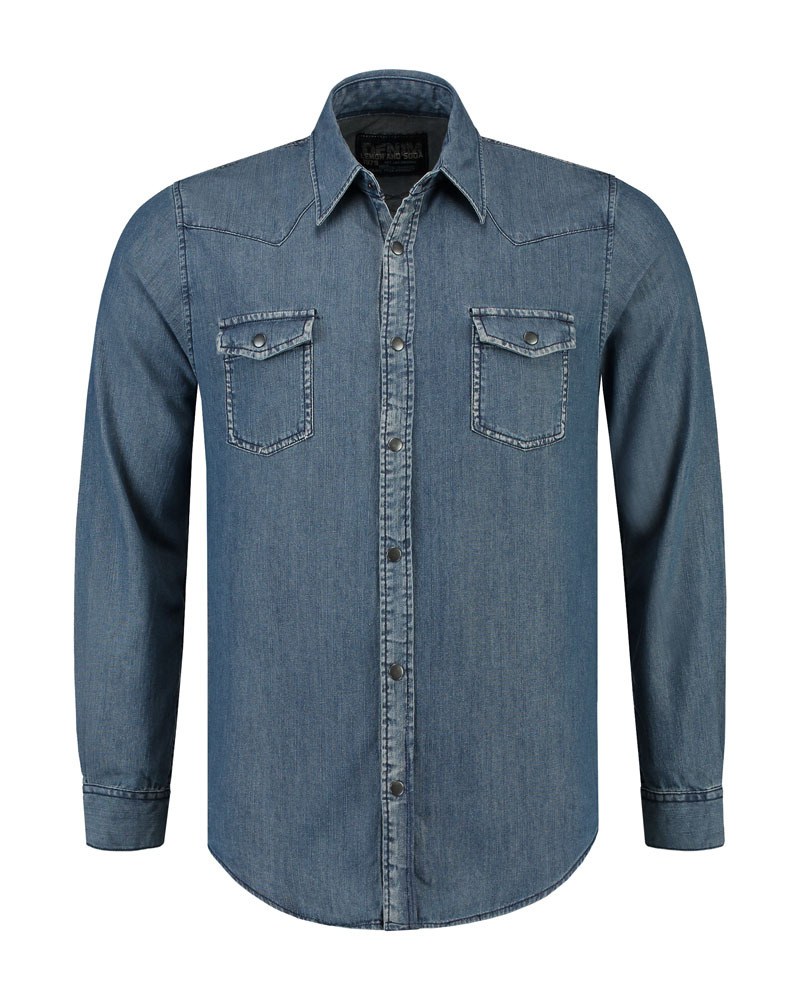 Lemon & Soda LEM3960 - Denim Shirt LS for him