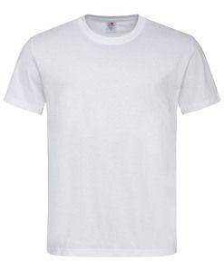 Stedman STE2000 - Camiseta clásica cuello redondo hombre Blanco