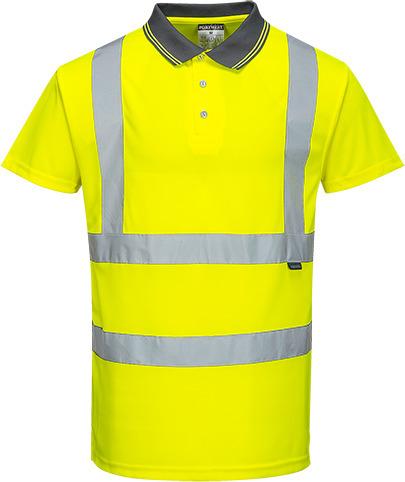 Hi Vis Performance Wicking T-Shirt Orange &Yellow ISO 20471 Class 2 Sizes S-6XL 
