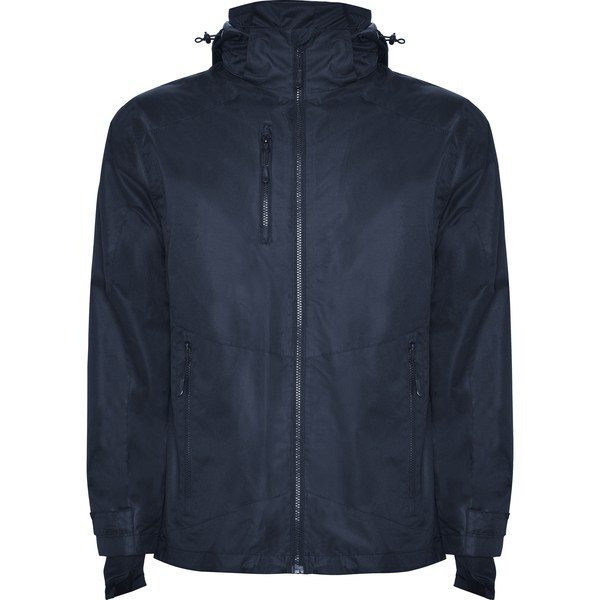 Roly CQ1106 - ALASKA Chaqueta impermeable en tejido cuadrillé con forro interior