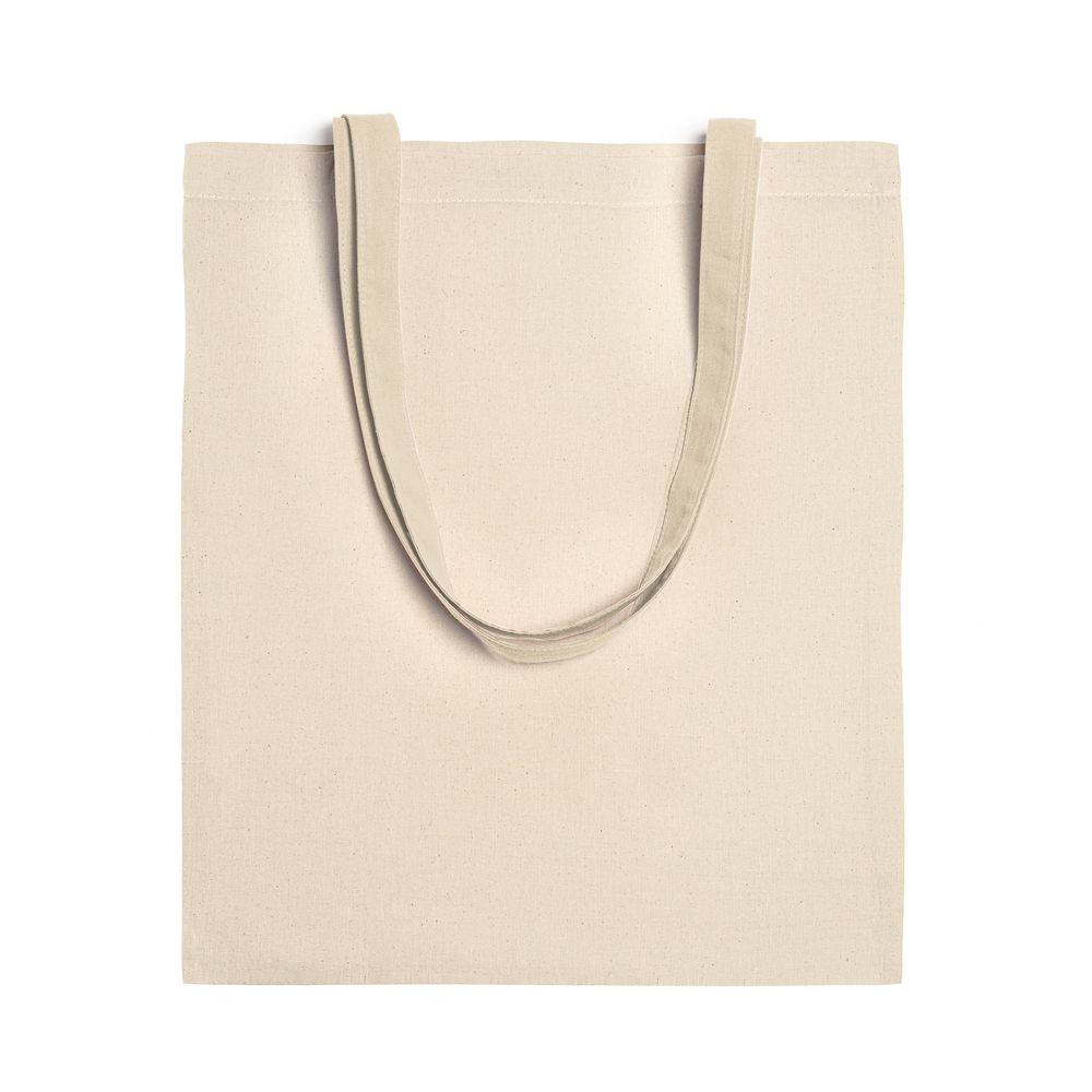 EgotierPro BO7601 - HILL Tote bag made of cotton fabric in natural colour