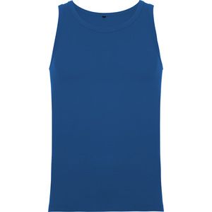 Roly CA6545 - TEXAS Slim-fit tank top with ribbed single jersey in collar and armhole Royal Blue
