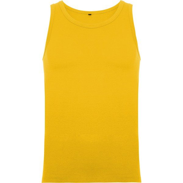 Roly CA6545 - TEXAS Slim-fit tank top with ribbed single jersey in collar and armhole