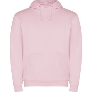 Roly SU1087 - CAPUCHA Hooded sweatshirt with kangaroo style pocket and flat adjustable drawcord Light Pink