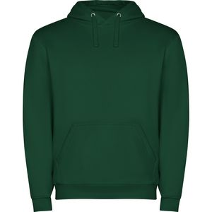 Roly SU1087 - CAPUCHA Hooded sweatshirt with kangaroo style pocket and flat adjustable drawcord Bottle Green
