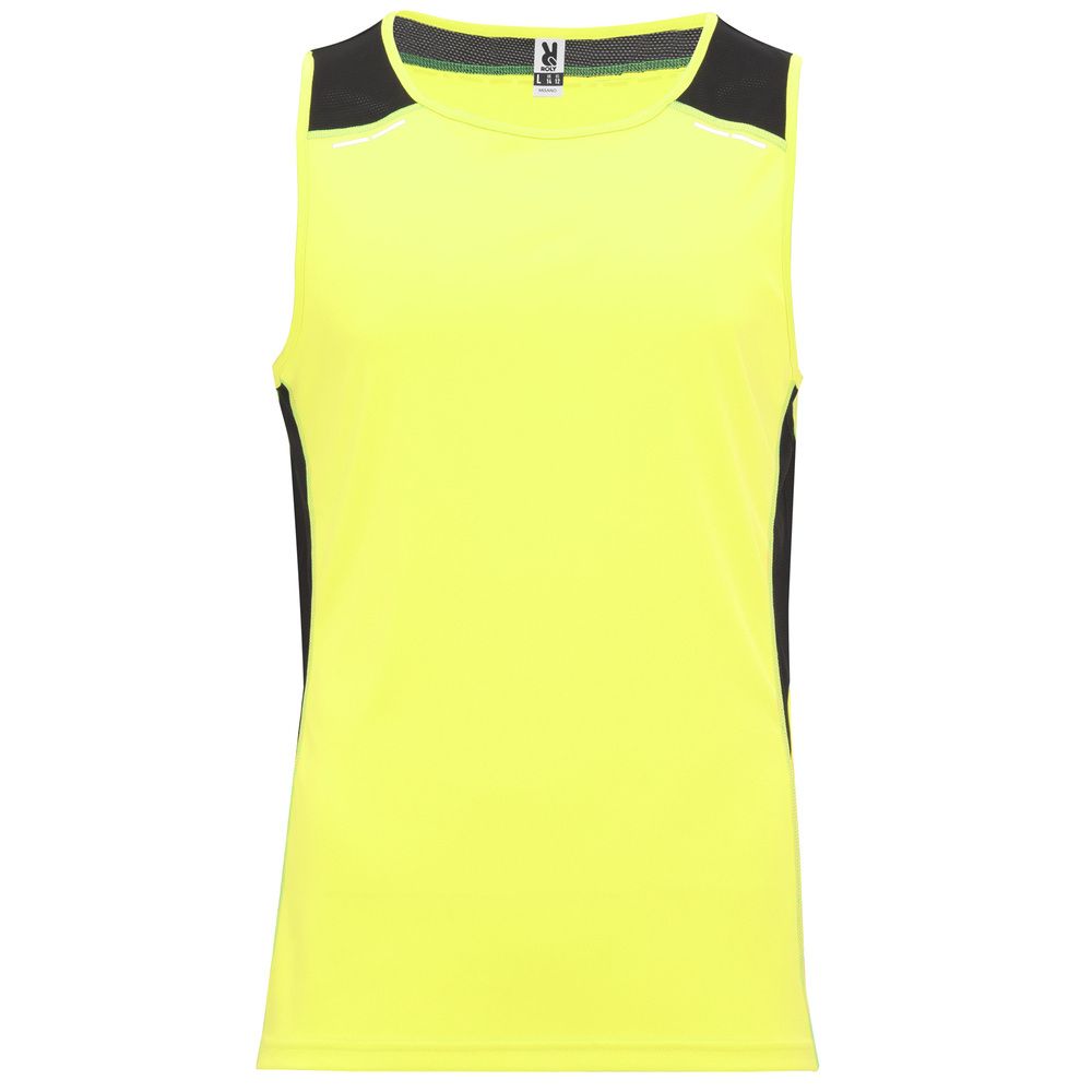 Roly CA6682 - MISANO Technical tank top with high-visibility details