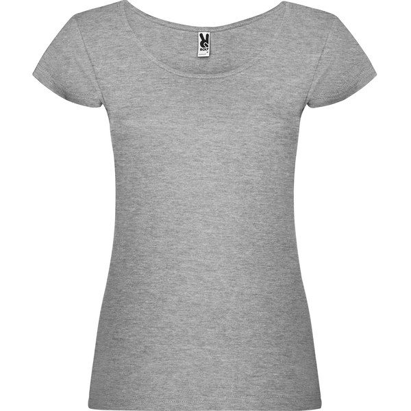 Roly CA6647 - GUADALUPE Short-sleeve t-shirt with ribbed crew and wide neckline