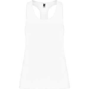 Roly CA6656 - AIDA Racerback sports tank top in cotton touch polyester White
