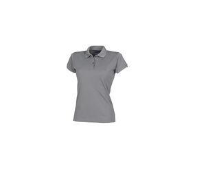 Henbury HY476 - Breathable women's polo shirt Charcoal