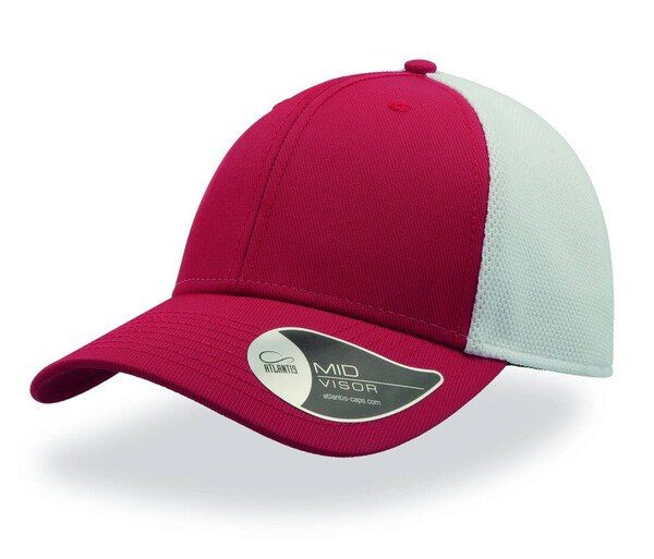 Atlantis AT147 - Versatile Mid-Visor 6-Panel Cap with Velcro Closure