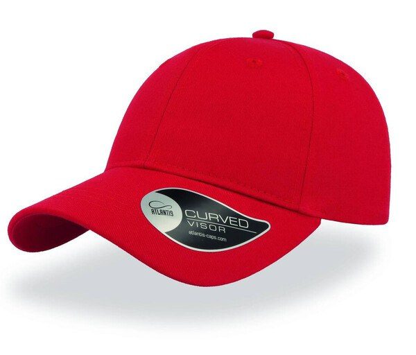 Atlantis AT148 - Classic Curved Visor 6-Panel Cap with Metal Buckle