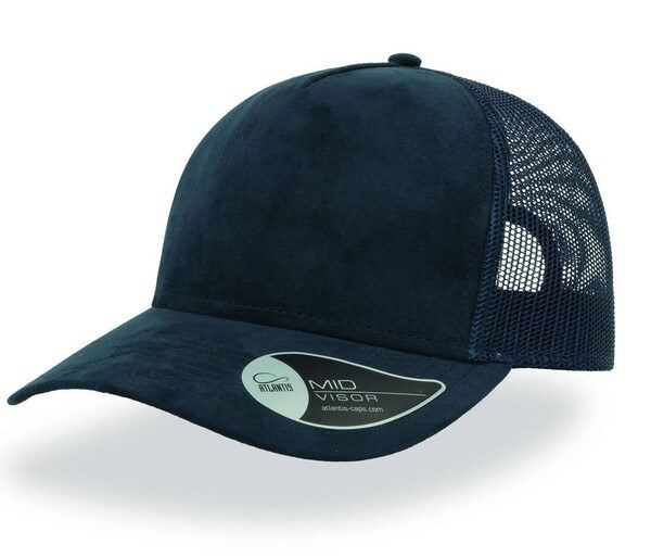 ATLANTIS AT196 - Casquette style trucker en faux daim