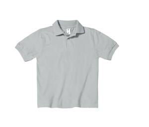 B&C BC411 - Children's Saffron Polo Shirt Pacific Grey