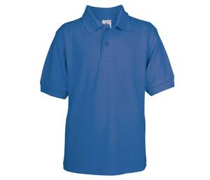 B&C BC411 - Children's Saffron Polo Shirt Royal Blue