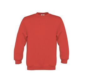B&C BC501 - Child Sweater 80/20 Straight Sleeves 280 Pst Red