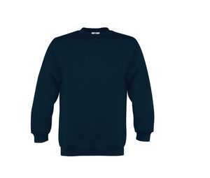 B&C BC501 - Child Sweater 80/20 Straight Sleeves 280 Pst Navy