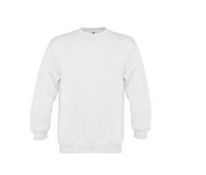 B&C BC501 - Child Sweater 80/20 Straight Sleeves 280 Pst White