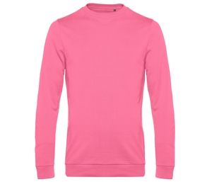 B&C BCU01W - Round neck sweatshirt Pink Fizz