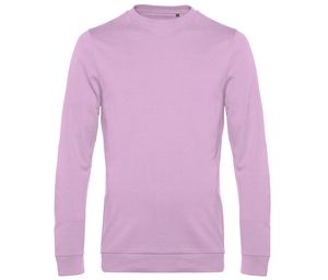 B&C BCU01W - Round neck sweatshirt Candy Pink