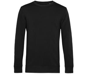 B&C BCU31B - Organic Round Neck Sweatshirt Black Pure
