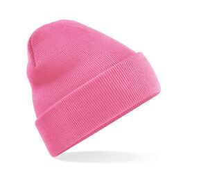 Beechfield BF045 - Beanie with Flap True Pink