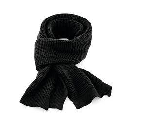Beechfield BF424 - Waffle knit scarf Black