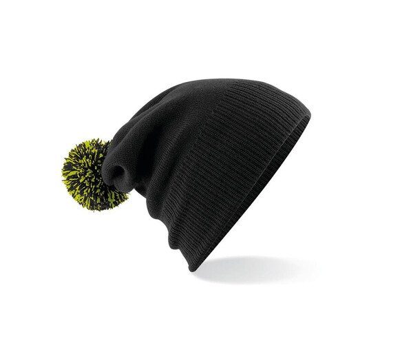 Beechfield BF450 - Trendy Two-Tone Pompom Winter Beanie