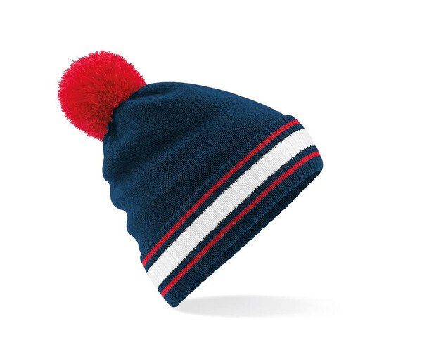 Beechfield BF472 - Beechfield BF472 Two-Tone Pompom Winter Beanie