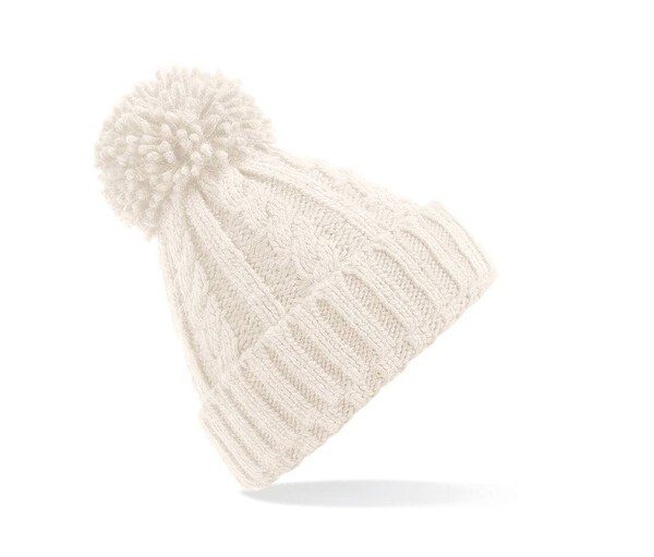 Beechfield BF480 - Gorro de Lana con Pompon y Estilo Artesanal