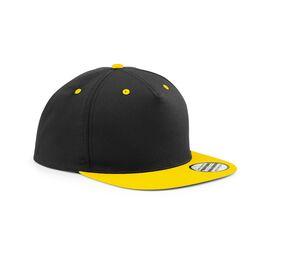 Beechfield BF610C - 5-sided cap with contrasting visor Black / Yellow