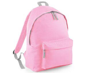 Bagbase BG125J - Modern backpack for children Classic Pink/ Light Grey