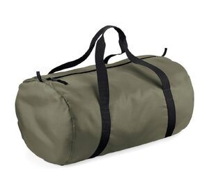 BagBase BG150 - Packaway Barrel Bag Olive Green/Black