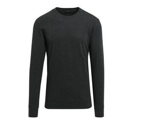 Build Your Brand BY010 - Lightweight crew neck sweatshirt Charcoal
