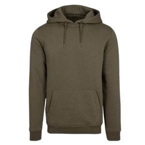 Build Your Brand BY011 - Hooded Sweatshirt Heavy Olive Green