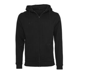 Build Your Brand BY012 - zipped hooded sweatshirt heavy Black