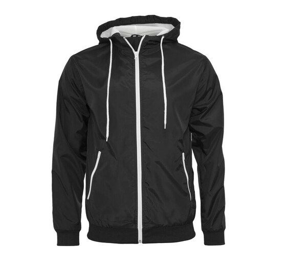 Build Your Brand BY016 - Mens Two-Tone Breathable Waterproof Windbreaker