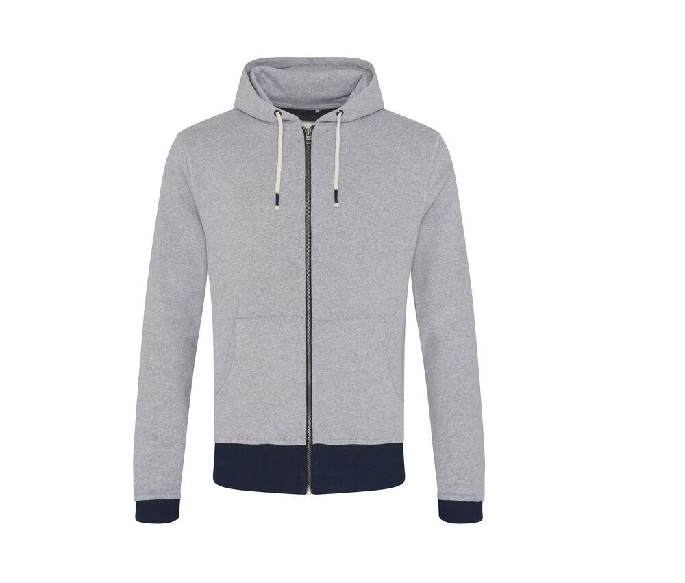 ECOLOGIE EA051 - Sweat hooded zip recycled cotton