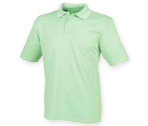 Henbury HY475 - Cool Plus Men's Polo Shirt Lime Green