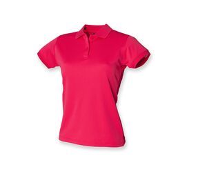 Henbury HY476 - Breathable women's polo shirt Bright Pink