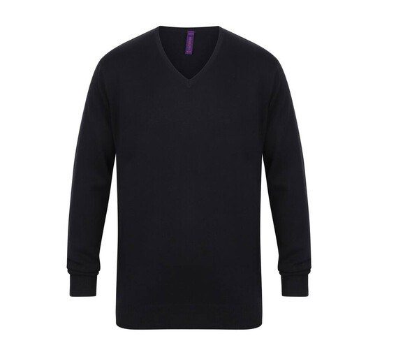 Henbury HY720 - Henbury Mens Classic V-Neck Sweater