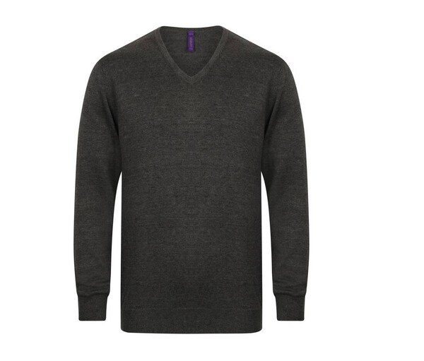 Henbury HY720 - Henbury Mens Classic V-Neck Sweater