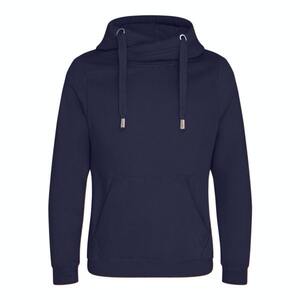 AWDIS JUST HOODS JH021 - Cross neck sweatshirt Oxford Navy